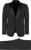 Gucci Wool And Mohair Two Piece Suit In Black