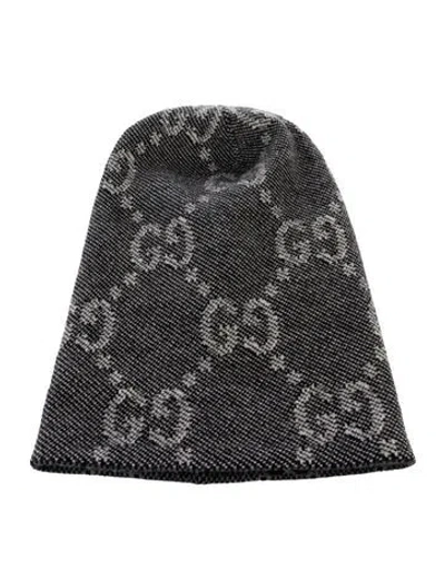 Pre-owned Gucci Men's Wool Beanie W/tags In Black