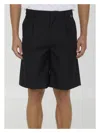 Gucci Tailored Mid-thigh Shorts With Finish In Black