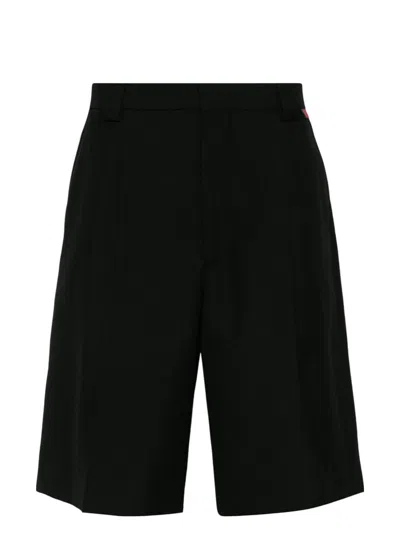 GUCCI MEN'S WOOL BLEND TWILL SHORTS