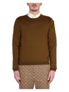 Gucci Men's Wool Jersey In Green
