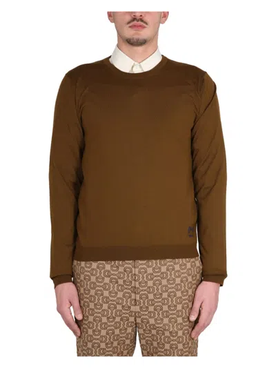 Gucci Men's Wool Jersey In Military Green