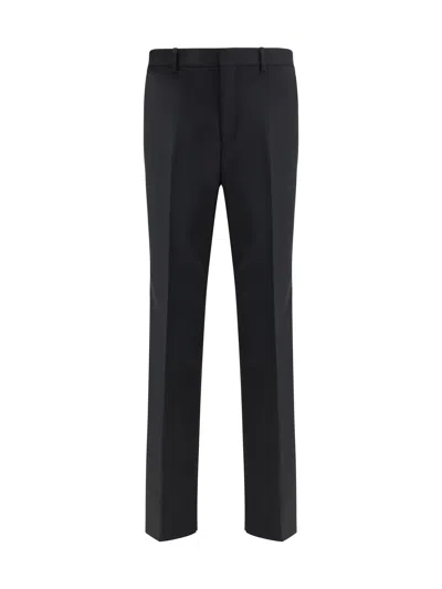 Gucci Men Wool Pants In Blue