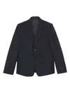 Gucci Men's Wool Single-breasted Suit In Blue