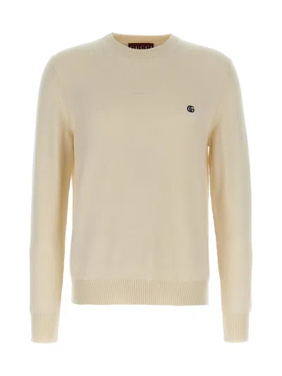 GUCCI GUCCI MEN WOOL SWEATER WITH LOGO