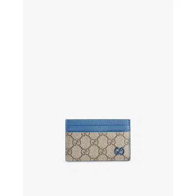 Gucci Mens Be Ebo./int.dus/in.d Gg Supreme Canvas Card Holder