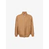 Gucci Twill-weave Bomber Jacket In Beige Bordeaux Mc