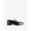 Gucci Horsebit-deatil Leather Loafers In Black