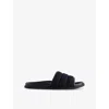 Gucci Mens Black Monogram Canvas Slides Eur 46 / 12 Uk