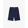Gucci Cotton Poplin Bermuda Shorts In Blue Japan