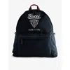 Gucci Mens  Printed Medium Canvas Backpack In Blue/blue/brb/brb/bl