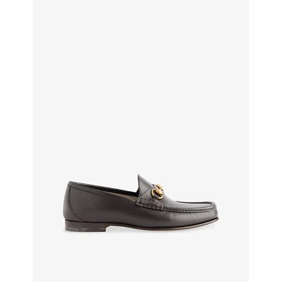 Gucci Mens Dark Brown Horsebit 1953 Leather Loafers Eur 44 / 10 Uk