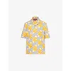 Gucci Man Multicolor Shirts In Grey Orange