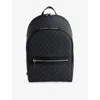 Gucci Mens  Gg-monogram Coated-canvas Backpack In Blk/blk/blk/brb/blk