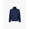 Gucci Embroidered-logo Jacket In Ink