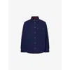 Gucci Denim And Flanel Reversible Shirt In Blue