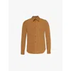 Gucci Mens Classic Biscuit Tailored Long-sleeve Cotton-poplin Shirt In Classic Biscuit
