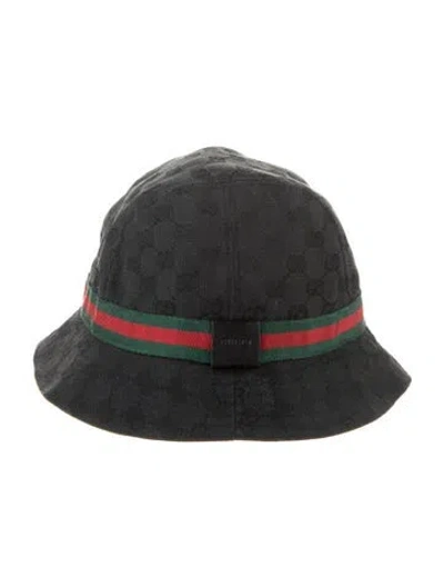 Pre-owned Gucci Mens Hat In Black