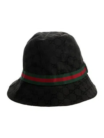 Pre-owned Gucci Mens Hat In Black
