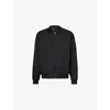Gucci Mens Monogram-print Two-zip-pockets Relaxed-fit Woven-blend Jacket Black In Black