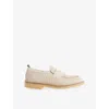 Gucci Men's Loafer With Web In Neutral