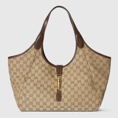 Gucci Mercato Medium Tote Bag In Neutral