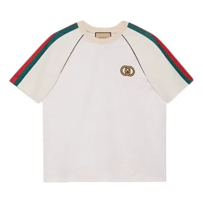 Gucci Mesh Fabric T-shirt 'off White'