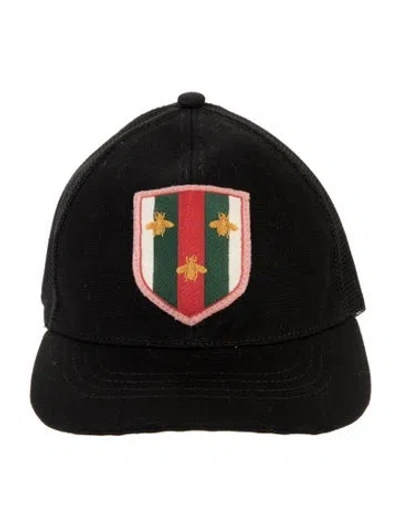 Pre-owned Gucci Mesh Trucker Cap In Black
