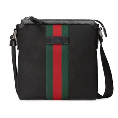 Pre-owned Gucci Messenger Bag In Black