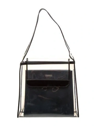Pre-owned Gucci Messenger Bag In Transparent