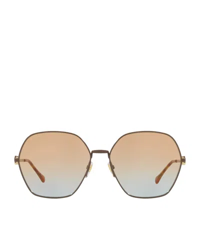 Gucci Metal 0gc002086 Sunglasses In Brown