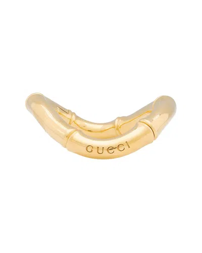 Gucci Metal Bamboo Bracelet (authentic Pre-loved) In Gold