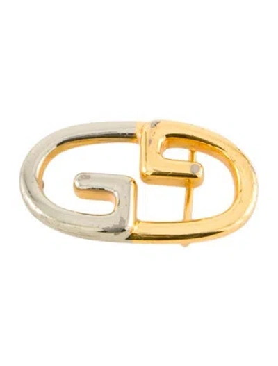 Pre-owned Gucci Metal Belt Buckle In Multi