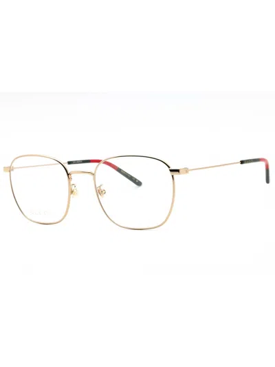 Gucci Metal Oval Men's Eyeglasses In Multi