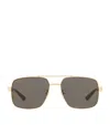 Gucci Pilot-frame Tinted Sunglasses In Gold