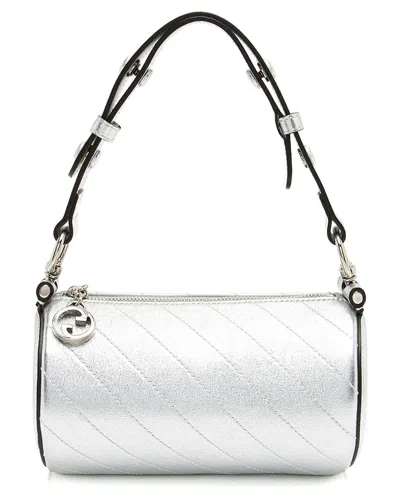 Gucci Metallic Calfskin Blondie Mini Barrel Bag (authentic Pre-loved)