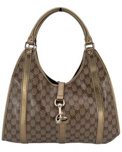 Gucci Metallic Cotton Hobo Bag (authentic Pre-loved)
