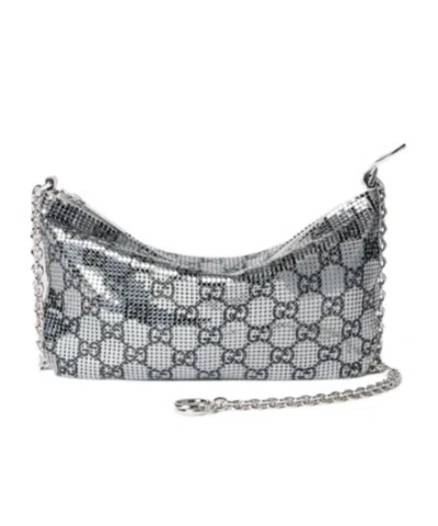 Gucci Metallic Evening Bag With Charm In Multi