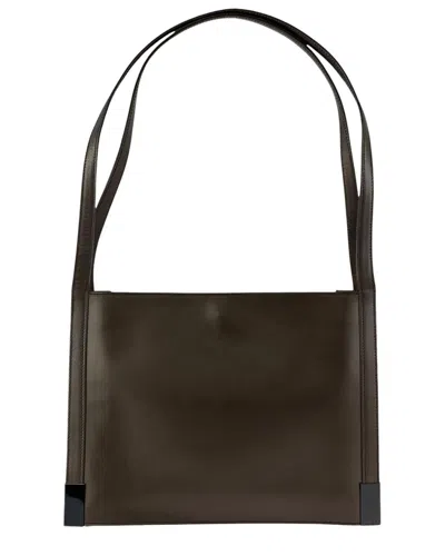 Gucci Metallic Shoulder Tote (authentic Pre-loved) In Brown