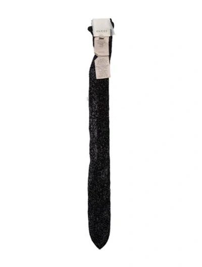 Pre-owned Gucci Metallic Tights W/tags In Black