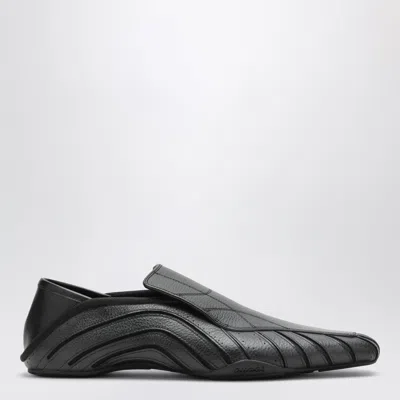 Gucci Miami Mini Slip-on Leather Sneakers With Web Stripe Detail In Multi