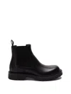 Gucci Chelsea Boots With Web In Black