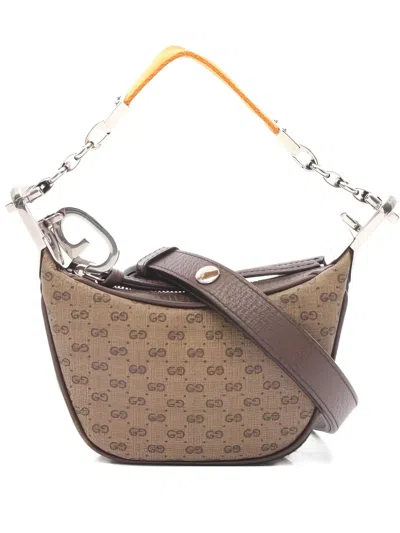 Pre-owned Gucci Micro Gg Sherry Line Handbag