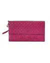 Gucci Micro Sssima Clip Wallet In Fuchsia In Pink