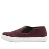 Gucci Microssima Pattern Leather Slip On 'strong Red'