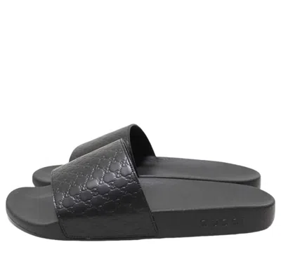 Gucci Microssima Slides 'black'
