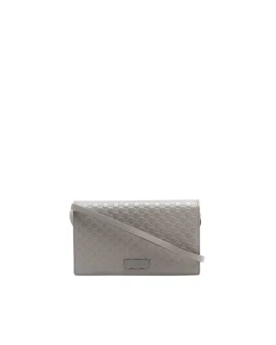 Gucci Microssima Wallet On Chain In Purple