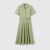 Gucci Mid-length Gg Cotton Gabardine Dress