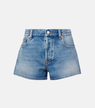 Gucci Mid-rise Denim Shorts
