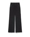 Gucci Mid-rise Wide-leg Jeans In Black